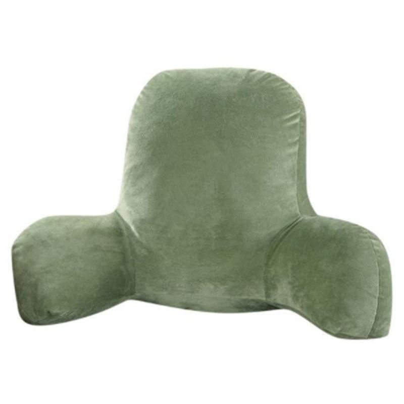 Sofa Cushion Back Pillow Bed Plush Big Backrest Reading Rest Pillow Lumbar Support Chair Cushion with Arms Home Decor