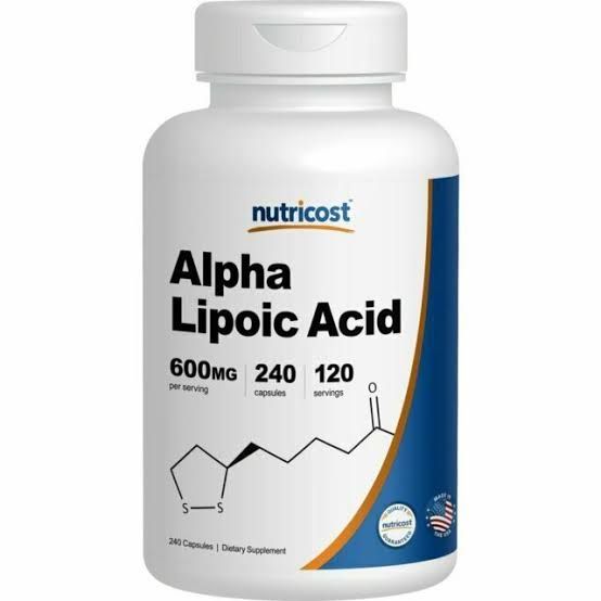 Alpha Lipoic Acid 600mg Per Serving, 240 Capsules