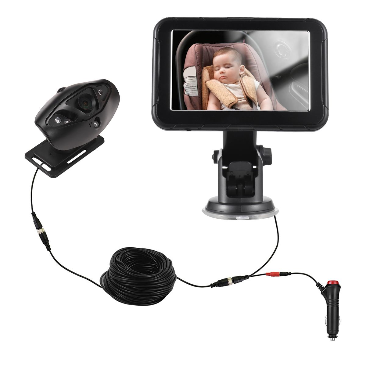 Baby Car Monitor 1080P High Definition Monitor Camera For