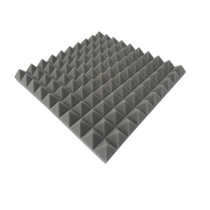 6PCS 50x50x5cm Studio Acoustic Foam Soundproof Foam Sound Absorption Treatment