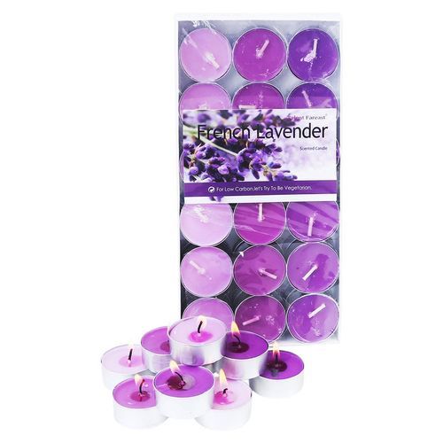 Lavender Scented Tealight Candles - 36PCS