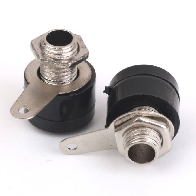 10Pcs 4mm Insulated Banana Socket   Connectors Binding Post Nut  Black