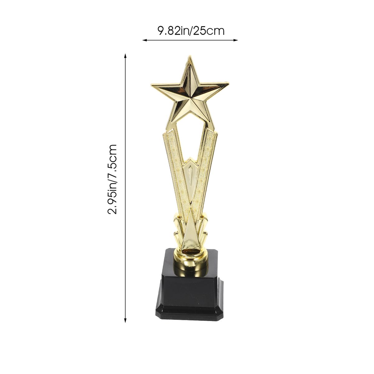 22cm/25cm Trophy Decor Celebration Soccer Trophies For Kids Winner Trophy Cup Children Award Trophy Decorative Golden Color