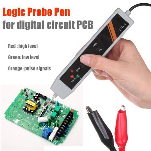 Led Light TTL Digital Logic Pulser Analyzer Detecting Probe Circuit PCB Tester