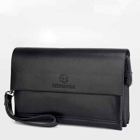 Male Leather Wallet-Black