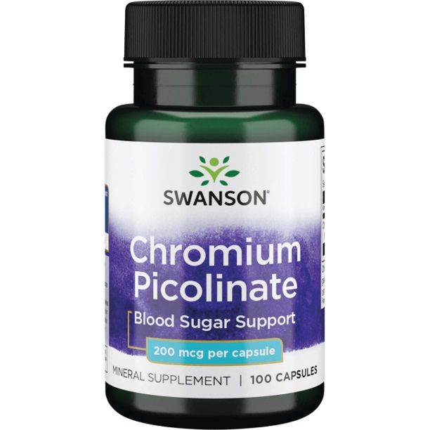 Chromium Picolinate 200mcg, 100 Capsules