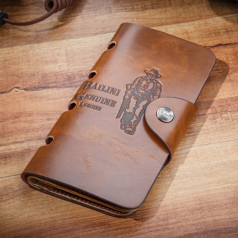 Vintage Men's Wallet - Brown
