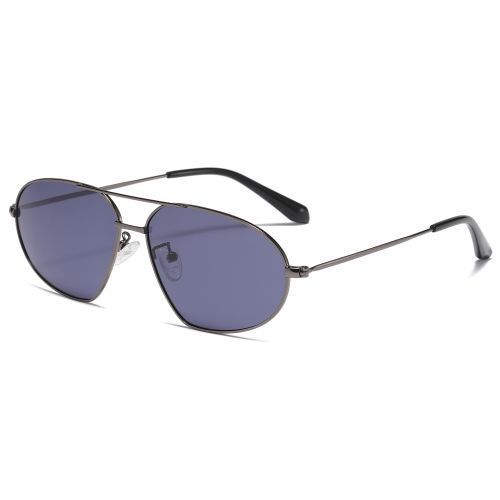 Mens Pilot Polarized Sunglasses Gold Metal Frame Sun Glasses