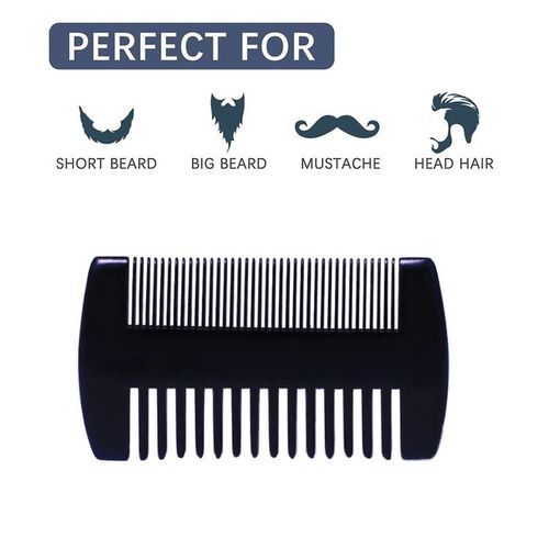 Portable Dualsided Comb - For Beards And Mustaches