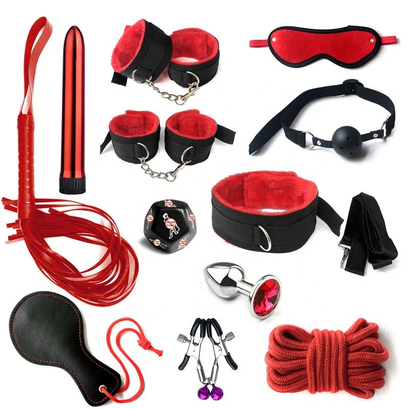 BDSM Bondage Kit Set Leather Bondage Sex Game