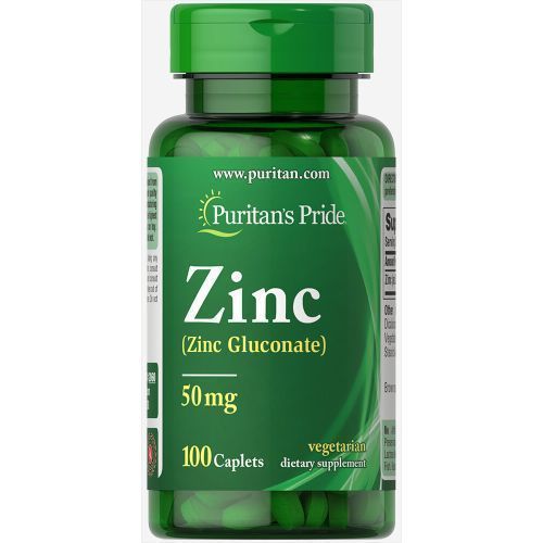 Zinc 50mg - 100 Caplets