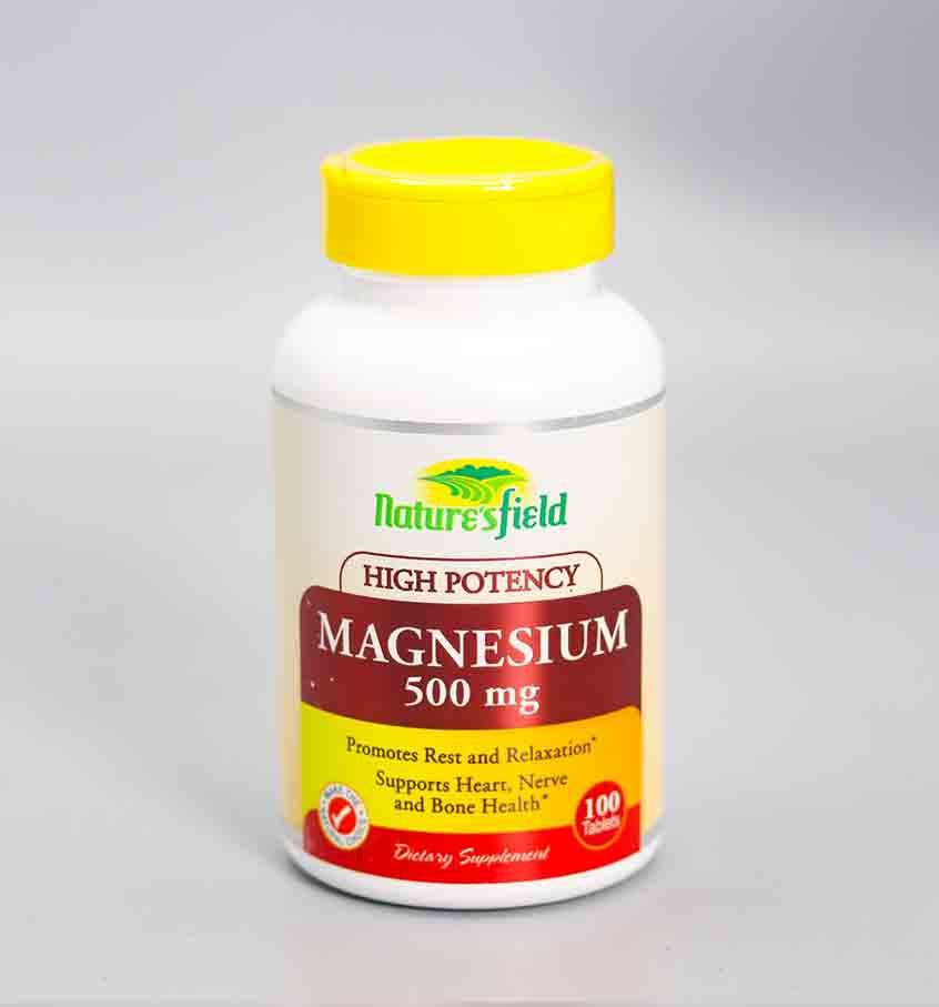Magnesium 500mg - 100 Tablets