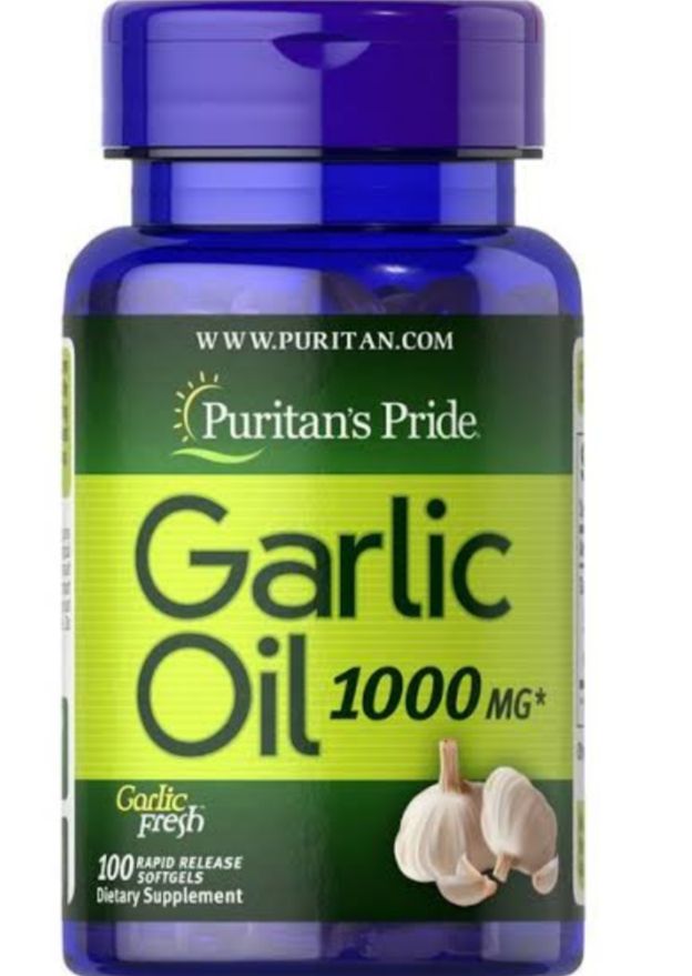 Puritans Pride Garlic Oil 1000mg X100