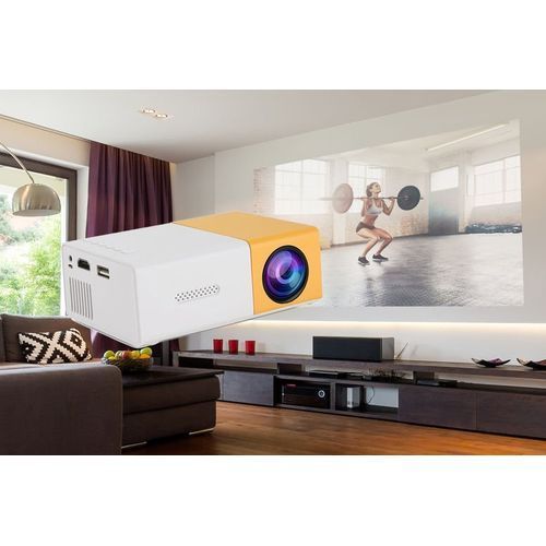 Portable Projector Mini LED Projectors Full 3D HD 1080P HDMI USB