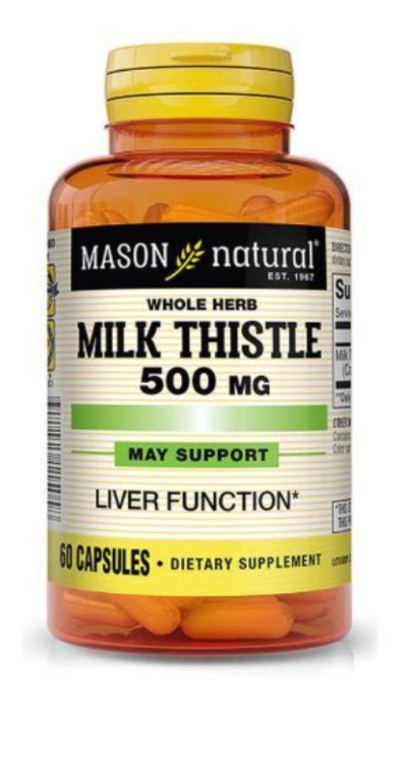 Milk Thistle 500mg By 60 Capsules