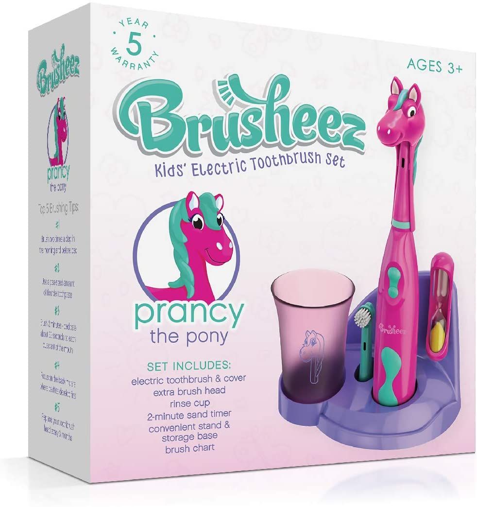 Brusheez Kid's Electric Toothbrush Set - Prancy The Pony