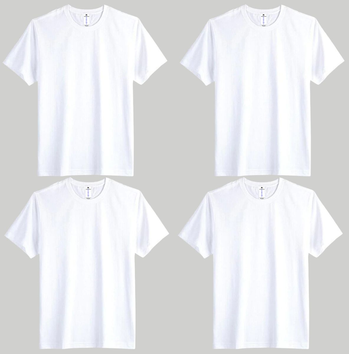 4 In One Short Sleeve T-Shirts- White