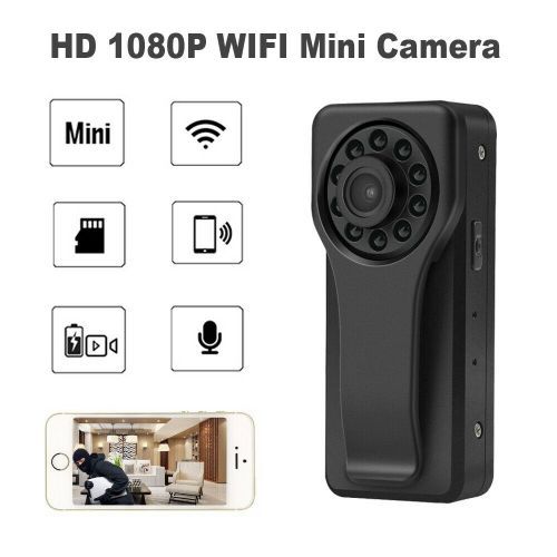WIFI Mini A6 Cam Body Worn Cameras 170 Degree Video Recorder Security PockPolice Camera HD 1080P Wireless IP Camare Dashcam( )