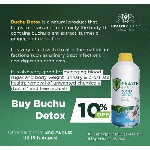Buchu Detox With Dandelion, Turmeric, Ginger And Buchu