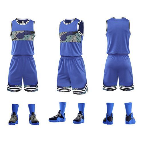Sleeveless Vest Shorts Men Basketball Jersey Set Uniform