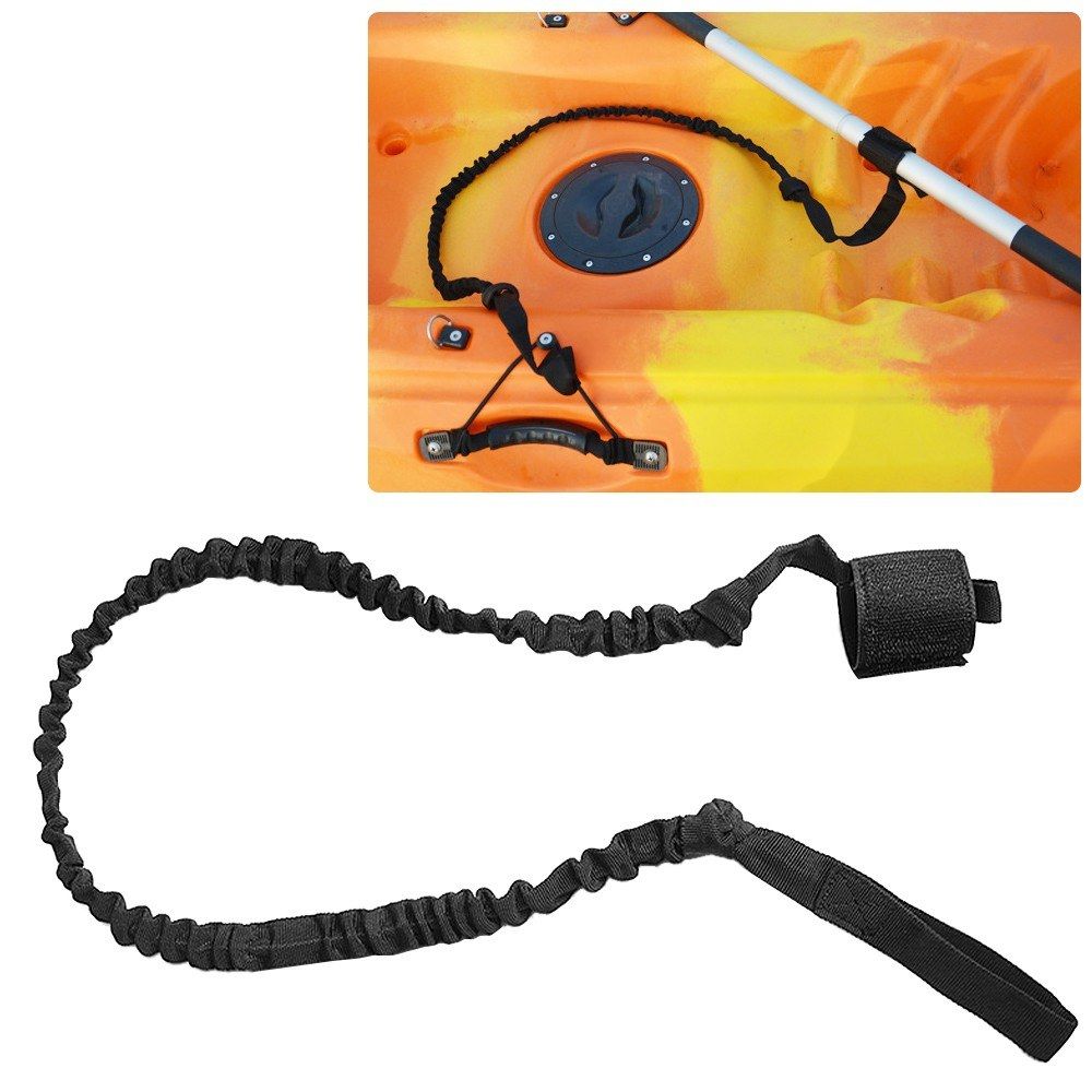 Kayak Paddle Leash Elastic Safety Paddle And Rod Leash For