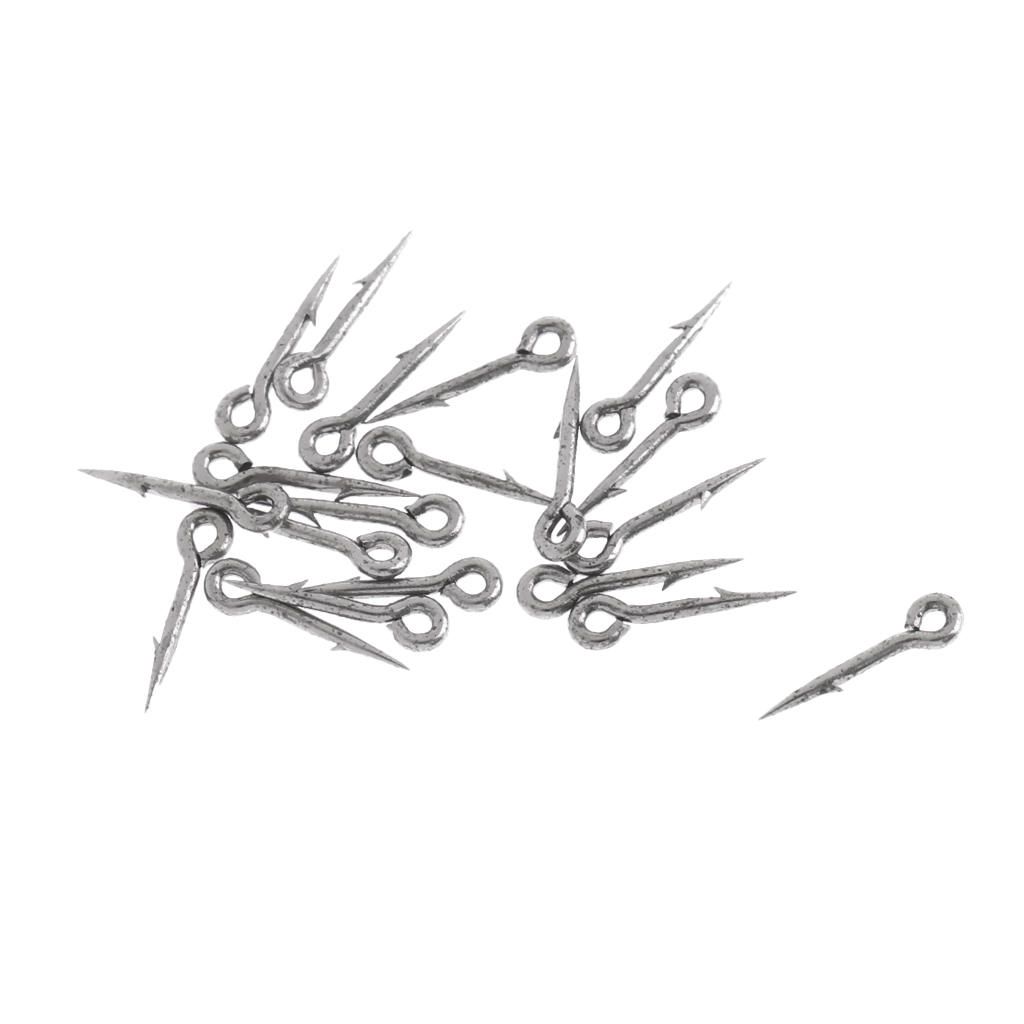 20Pcs Saltwater Straight Fishing Hook High Carbon Steel