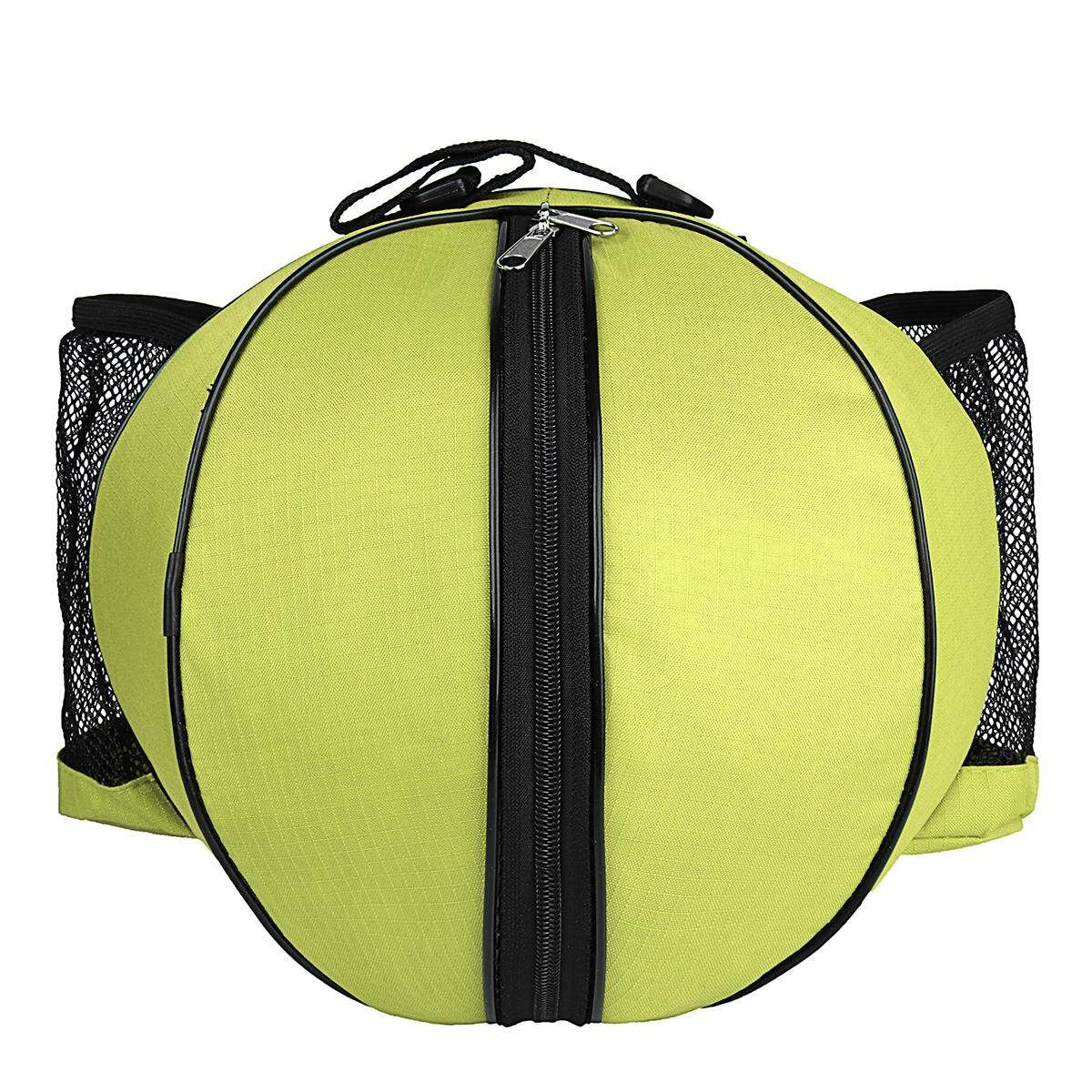 Portable Basketball Backpack Water Bottle Ball Pack Soccer Sports Bags Kids Football Kits Waterproof Volleyball Basketball Bag Green