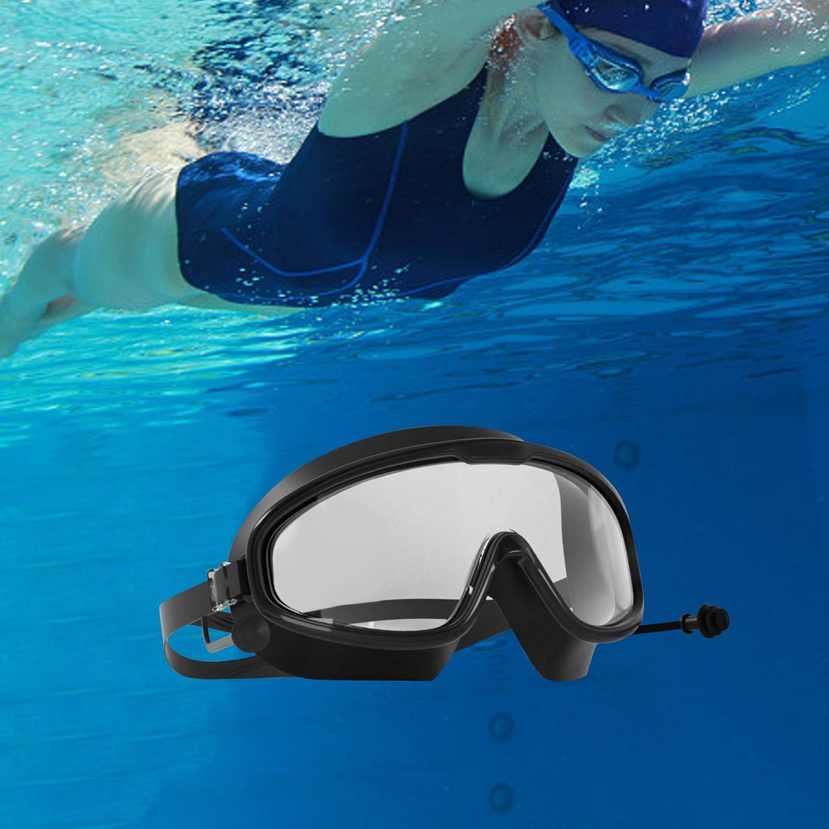 Swimming Goggles Swim Glasses Diving  Bagged