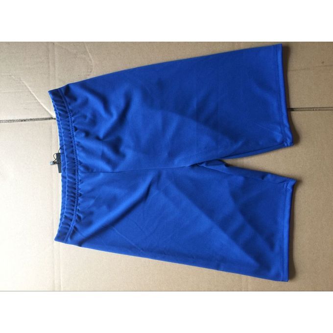 Fashion Front Slit Men Swimming Shorts Swimwear Quick Drying Swimming Trunks-Sky Blue-XXL