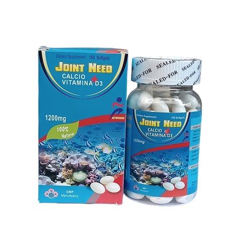 100% Natural Joint Need Calcium 1200mg + Vitamin D3 For Joint Pain And Osteoarthritis