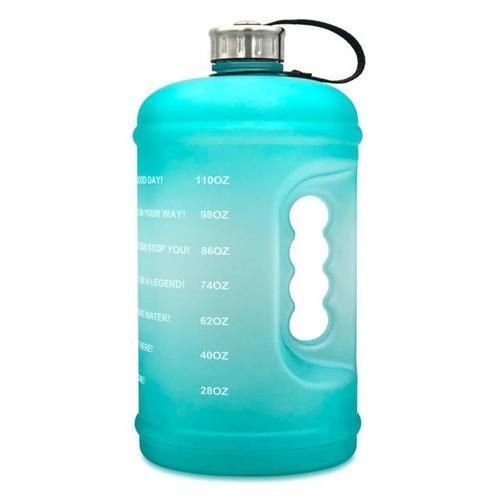 110oz 1 Gallon BPA Free Plastic Big Drink Water Bottle Jug Gourd For Travel Sports Fitness GYM Gradient Water Cup Waterbottle