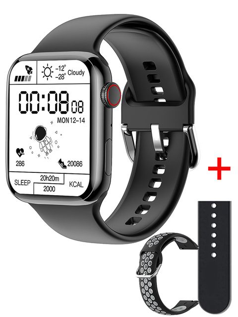 Smartwatch Series 7 GD7 Max 14 Pro Smart Watch Men Women Bluetooth Call Custom Dial 1.9 Inch 420*360 Full Touch(#Add 2 Straps)
