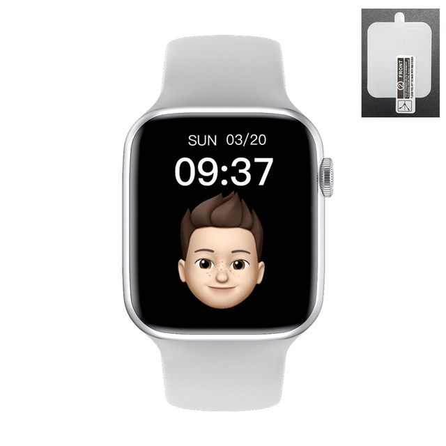 W27 Smart Watch Series 7 Bluetooth Call Men Women Custom Dail Sport Smartwatch Support Siri PK W26 Pro HW22 W37(#silver)