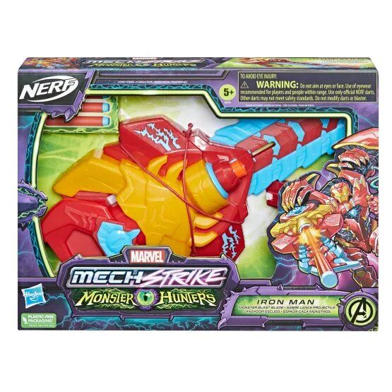 Marvel Mech Strike Monster Hunters Iron Man Monster Blast Blad