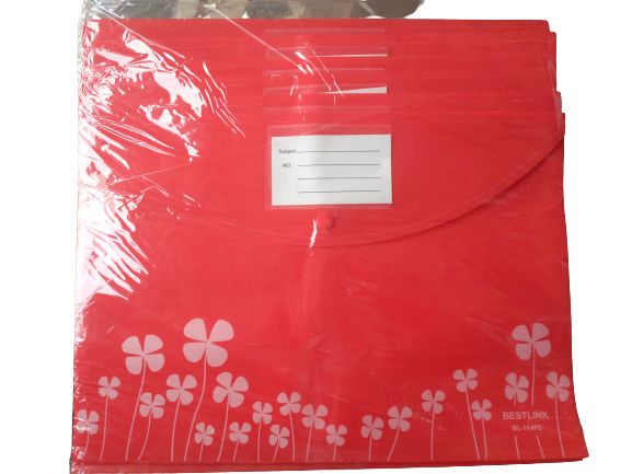 Plastic Clear Bag, Thick Envelope, Document Storage Bag, File, Folder Transparent Bag - 12 Pieces