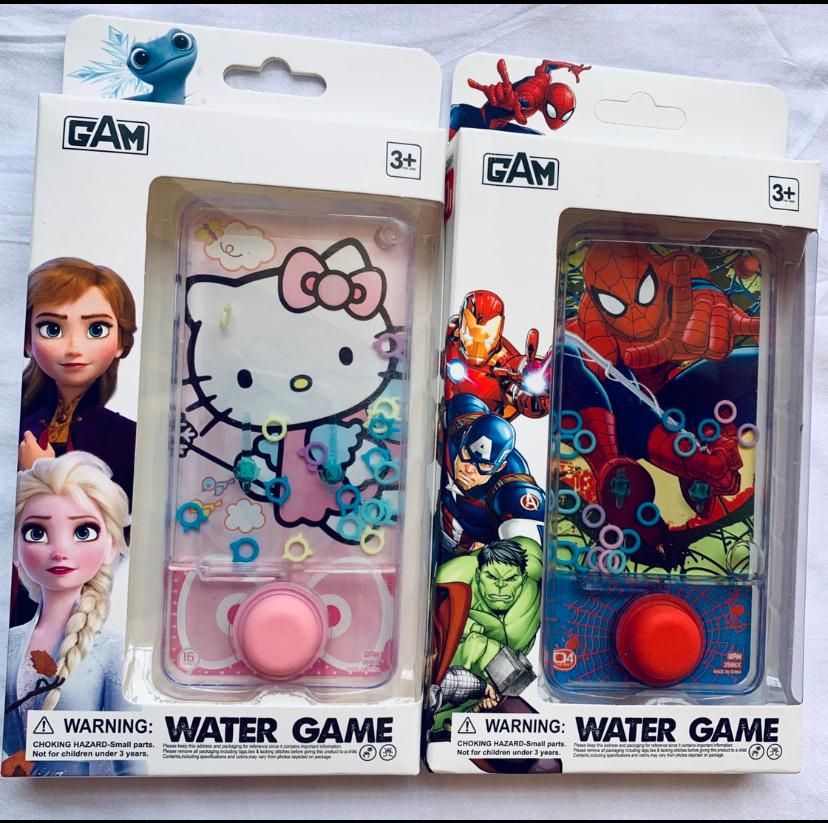 2 SET FUN CARTOON WATER GAME WITH RING - UNISEX