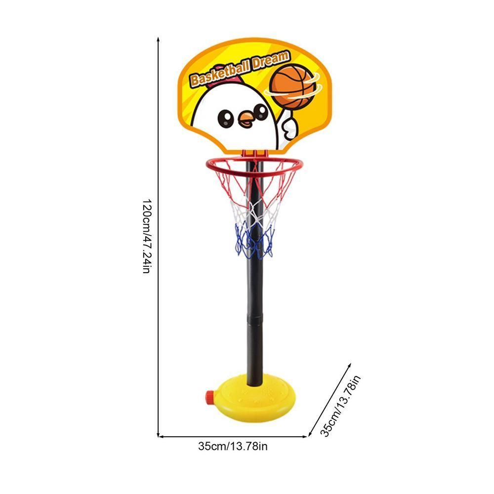 Kids Basketball Hoop And Stand Toddler Adjustable Creative Basketball Hoop Toy Outdoor Indoor Game Sport Play Toy For Children