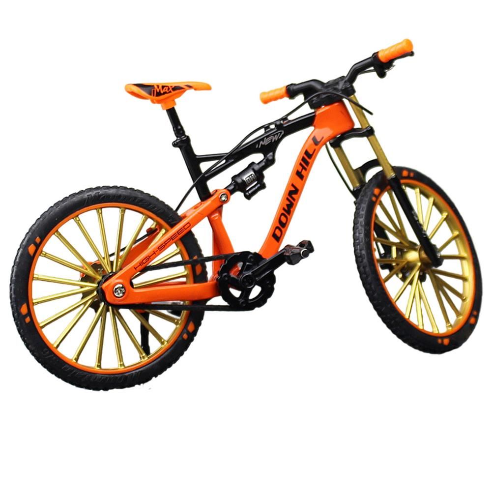 Mini 1:10 Alloy Bicycle Model Toy Diecast Metal Finger Mountain Bike Racing  Adult Collection Toys Desktop Pocket Toys