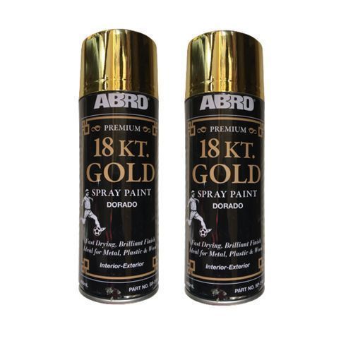 Aerosol Spray Paint 18kt Gold X 2pcs
