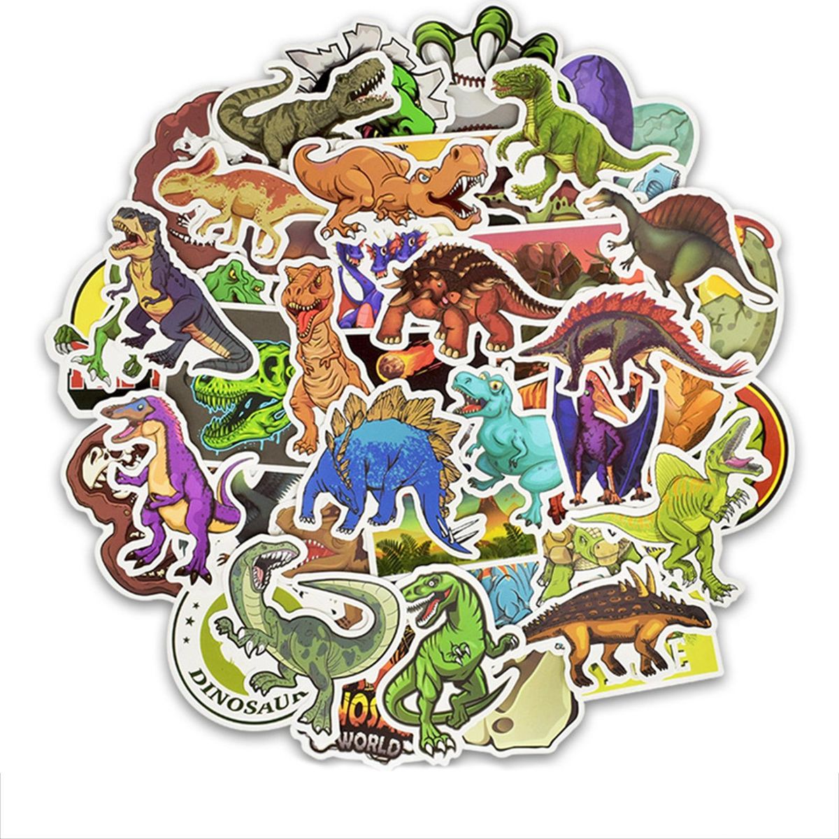 50Pcs Stationery Stickers DIY Phone Laptop Tablet Notebook Graffiti Stickers
