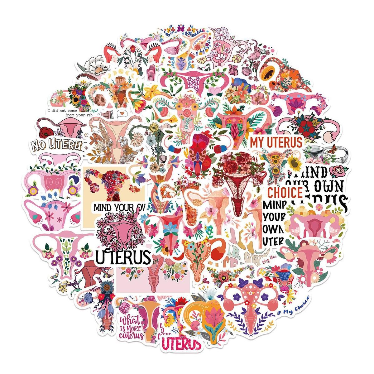 50PcsSet Laptop Stickers Hand Account Journal Note Cartoon Stickers
