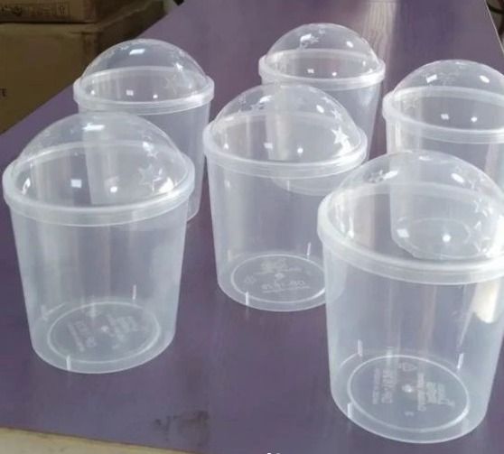 8oz(230ml) Ice Cream/parfait Cup With Dome Cover