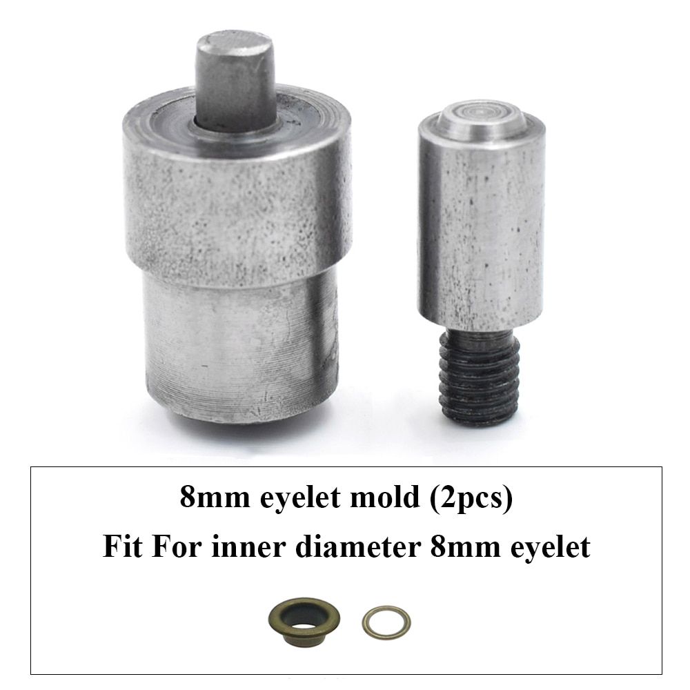 2-10mm 1set Press Punch Machine 3 Die Eyelet Hand Tool Banner Flag Eyelets Tools Punching Knitting Accessories  Hand Tool Sets
