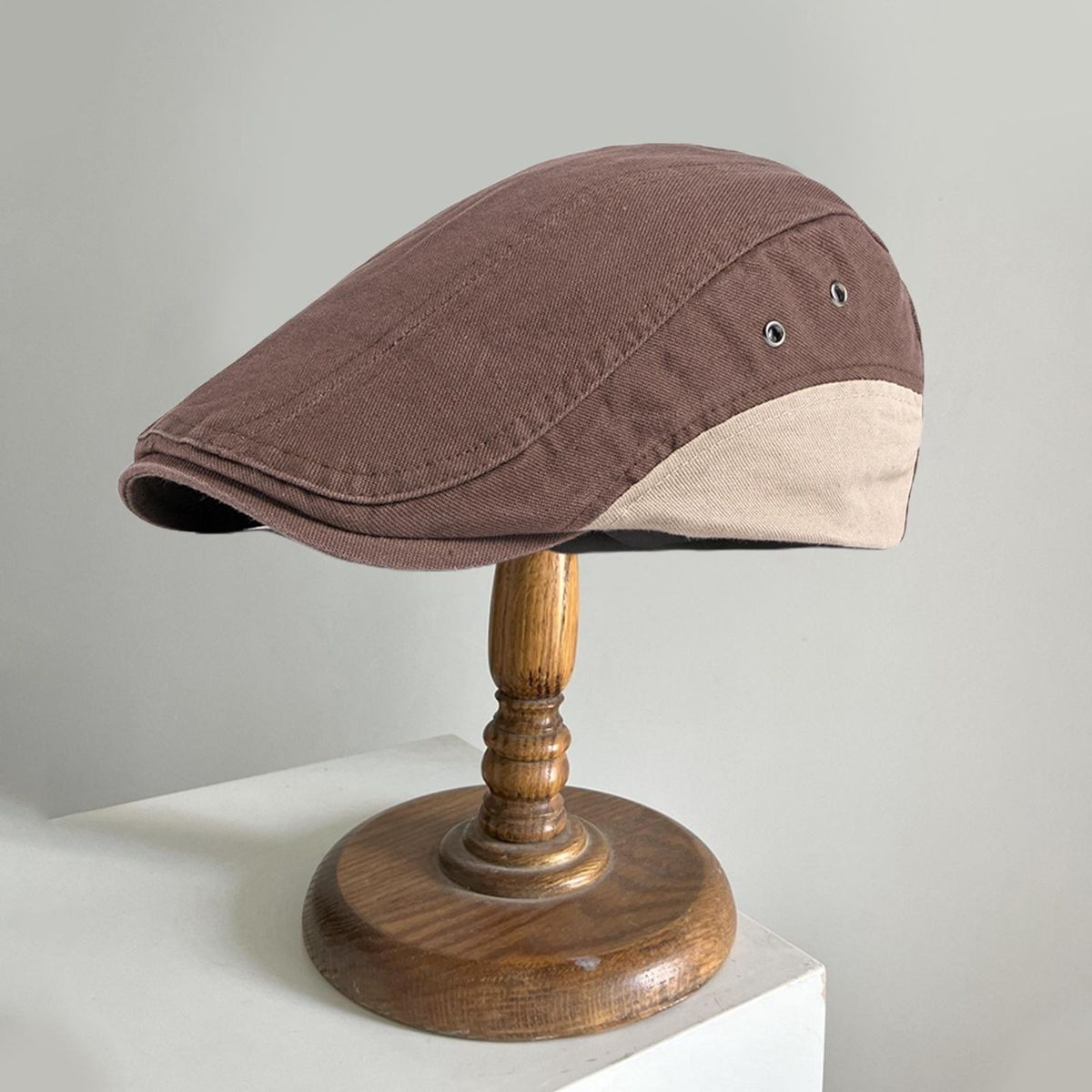 Newsboy Cap Casual Male Flat Beret Hat Coffee