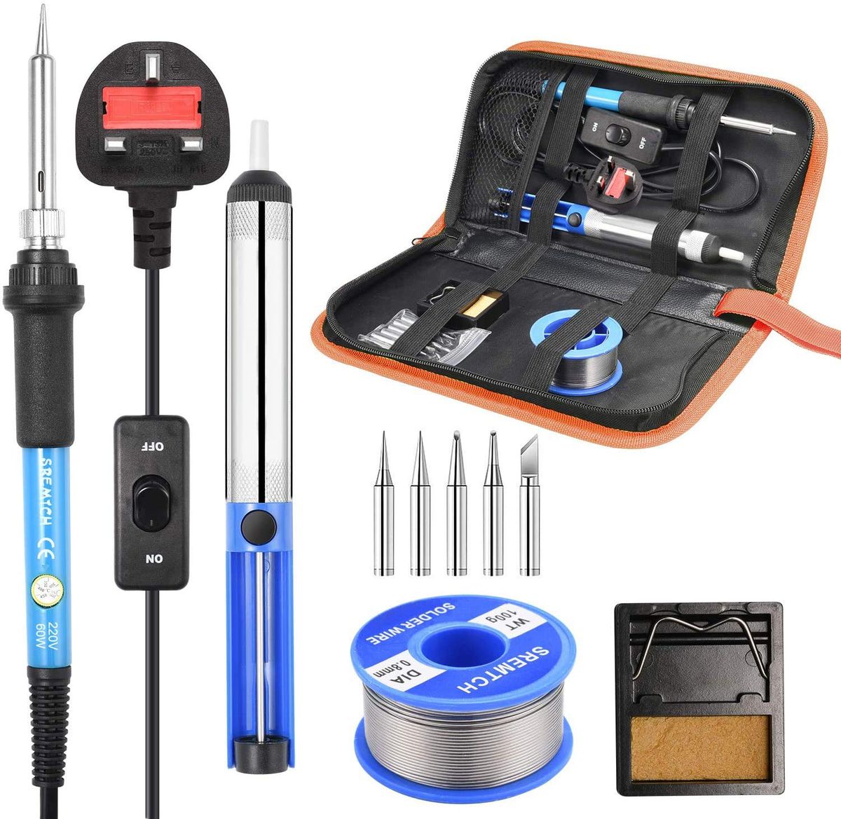 Soldering Iron, Soldering Iron Kit, Adjustable Temperature
