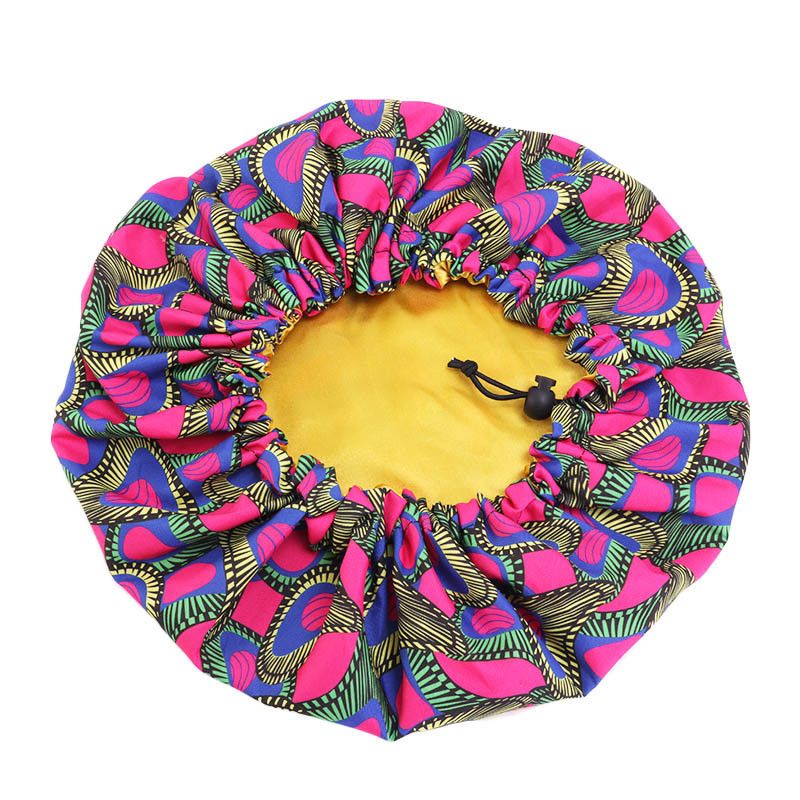 Baby Silky Satin Bonnet Sleep Cap Children Girl Night Turban Children Solid-StyleB  06