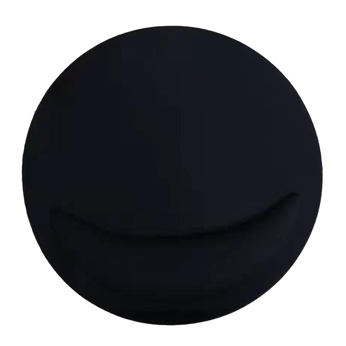 Mouse Pad Anti-skid Round EVA Slow Rebound Mice Mat-Black