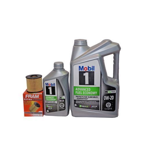 Mobil 1 Engine Oil SAE 0W20 (6u.s.qt)+ FRAM OIL FILTER (2GR) TOYOTA/LEXUS CAMRY,VENZA,HIGHLANDER,RX330,350,GS350,AVALON,RAV4.2007-2016.