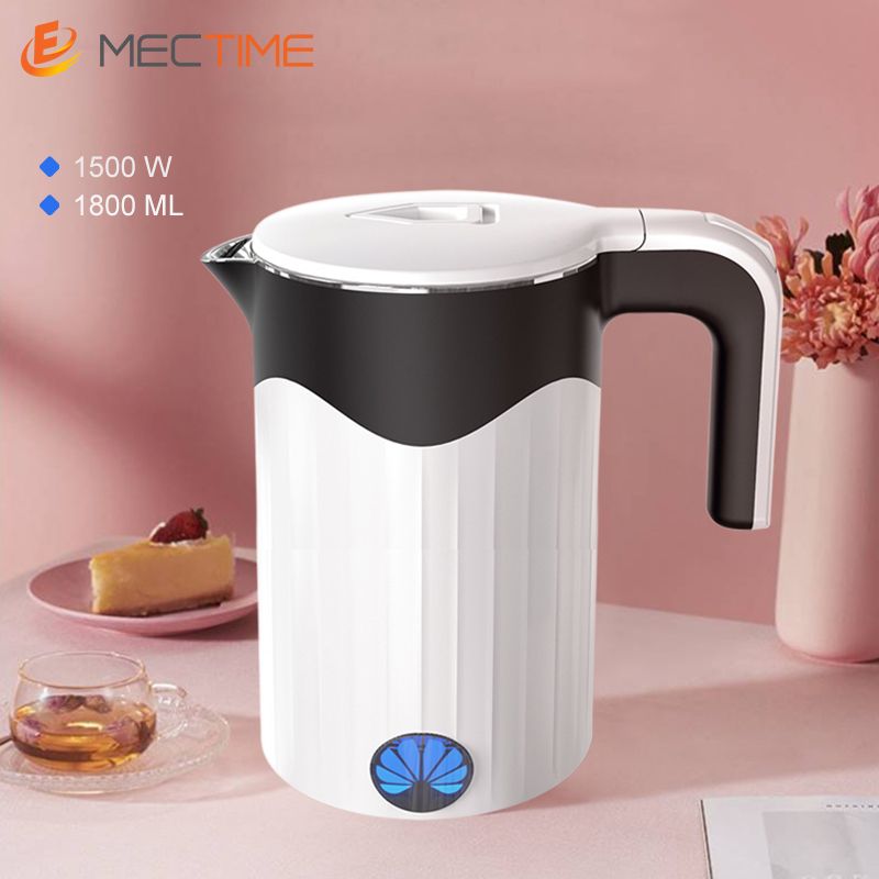 Electric Kettle Travel Beaker Automatic Power-off 1.8L White