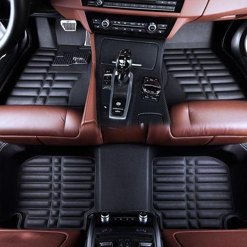 Honda Accord 2003-2007 3D Leather Foot Mat/carpet Water Proof Black Color